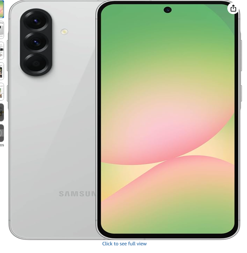 Samsung Galaxy A56 5G Cell Phone, 128GB AI Smartphone